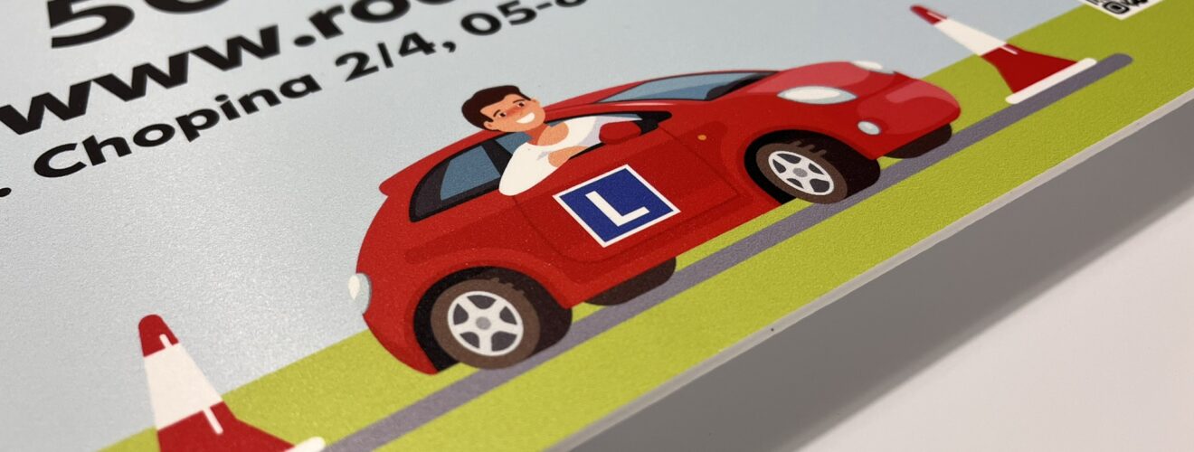 Tablice, płyty - druk bezpośredni UV